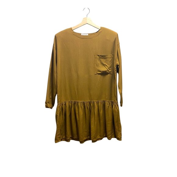 Limited Express Mini Shift Dress Brown Size M Vintage - Picture 6 of 13